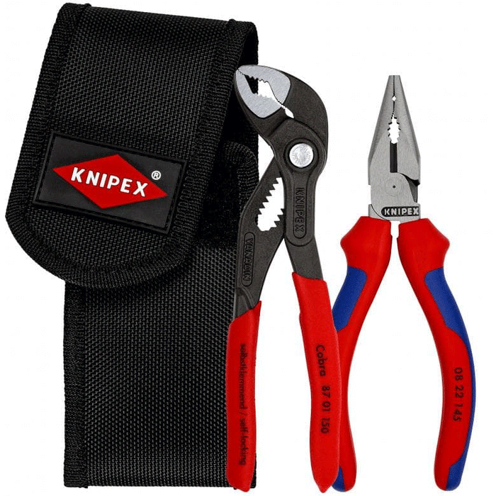 Knipex Mini Plier Set In Belt Pouch, 2 Pce