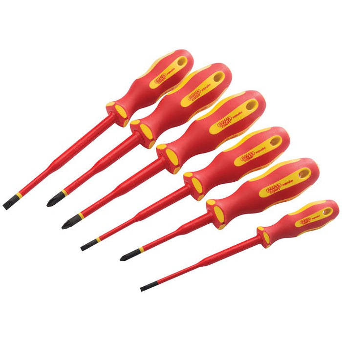 Draper Tools Ergo Plus® Slimline VDE Approved Fully Insulated Screwdrivers (6 Piece)