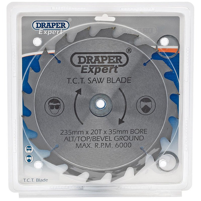 Draper Tools Expert TCT Saw Blade 235X35mmx20T