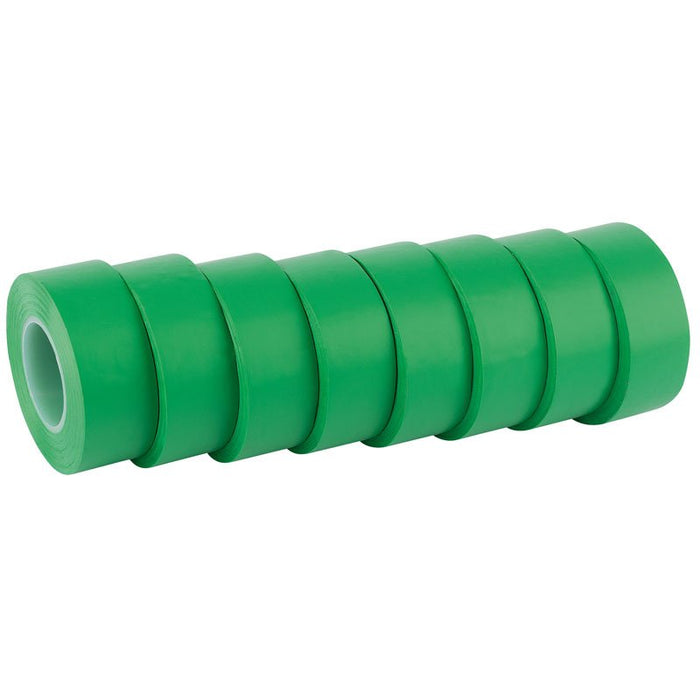 Draper Tools Expert 8 x 10M x 19mm Green Insulation Tape to BSEN60454/Type2
