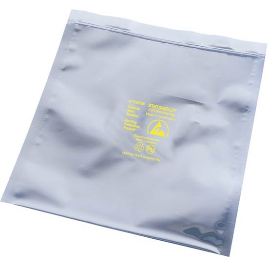 Desco 13640 - Statshield® Metal-In Static Shield Bag, Zip, 152mm x 203mm, 100 EA