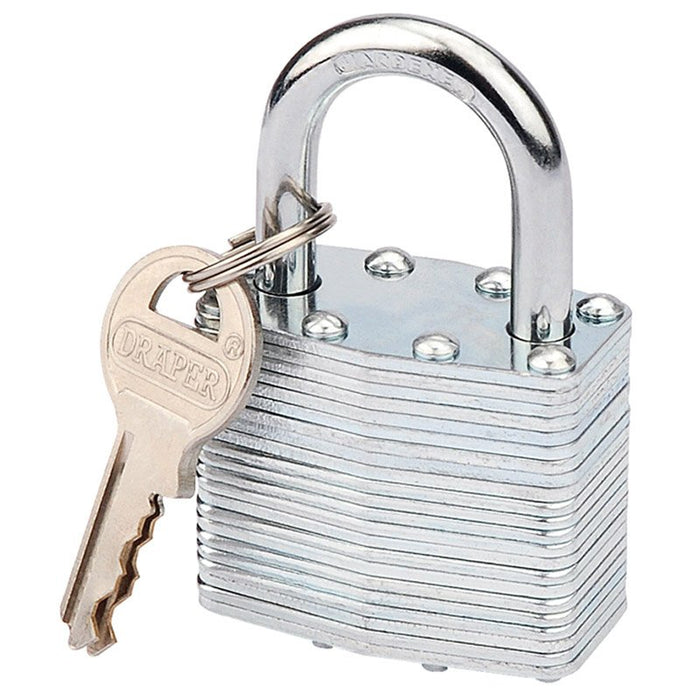 Draper Tools Laminated Steel Padlock