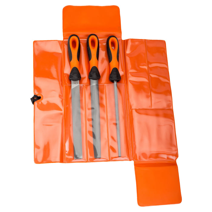 Bahco ERGO Engineer File Set 2nd Cut 200mm, 3 Pce