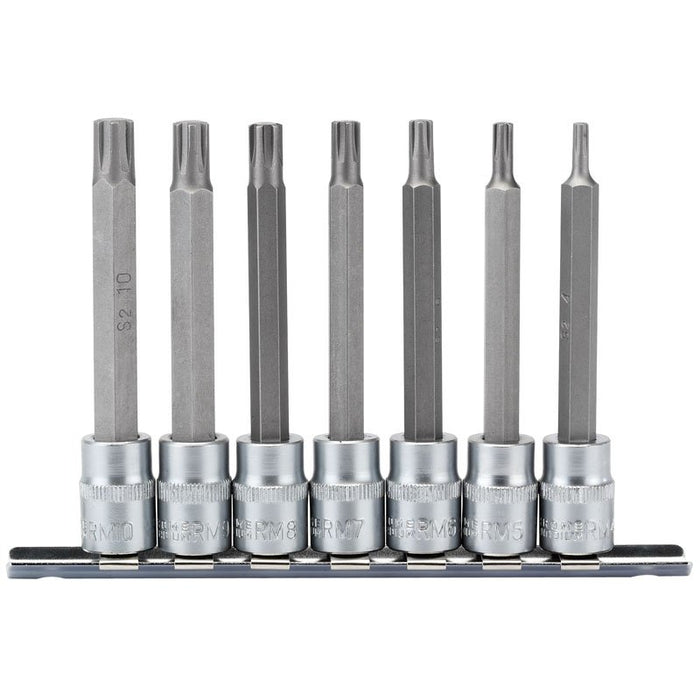 Draper Tools 3/8 Sq. Dr. Ribe® Socket Bit Set (7 piece)