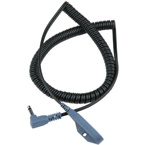 Desco 19696 - Dual Snap-One™ Cord, 3.7M with 4 MM Snaps, Right Angle Plug
