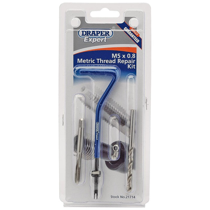 Draper Tools Expert M5 x 0.8 Metric Thread Repair Kit