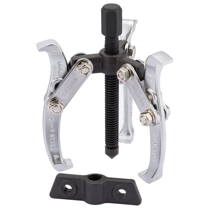 Draper Tools 78mm Reach x 100mm Spread Twin and Triple Leg Reversible Puller