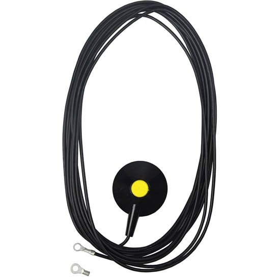 Desco 3040 - Ground Cord, 4.6M, 10MM Stud, 1 Megohm Resistor