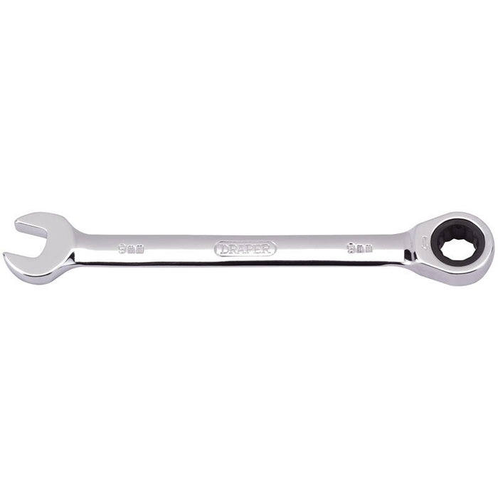 Draper Tools 9mm Metric Ratcheting Combination Spanner