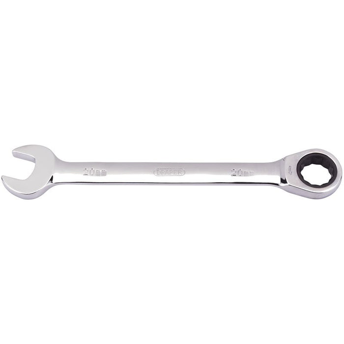 Draper Tools 20mm Metric Ratcheting Combination Spanner