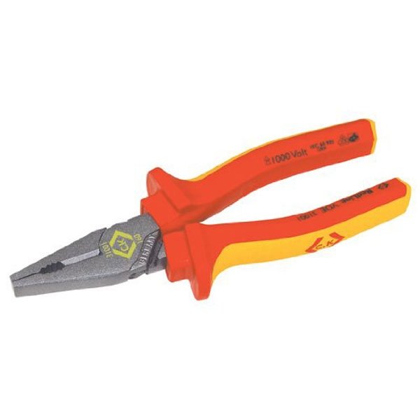 CK Tools 431001 RedLine VDE Insulated Linesman Combo Pliers, 6-5/8-Inch OAL