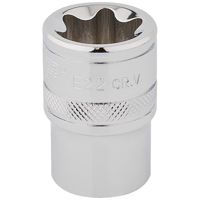 Draper Tools 1/2 Square Drive Draper TX-STAR® Socket (E22)