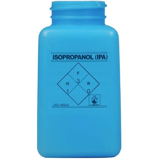 Menda 35266 - durAstatic® Dissipative Blue HDPE Bottle Printed with