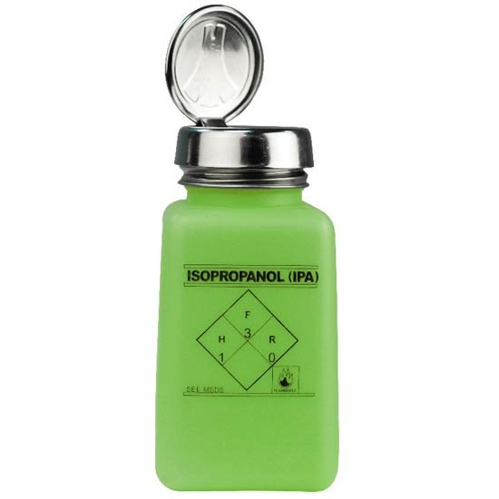 Menda 35275 -One-Touch Durastatic Green HDPE 180 ML IPA Printed