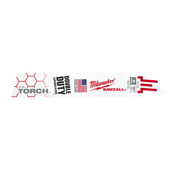 Milwaukee 150mm 10 TPI THE TORCHâ„¢ SAWZALLâ„¢ Blades (5 Pk)