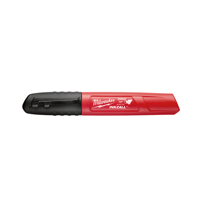 Milwaukee INKZALLâ„¢ Black Chisel Tip Markers (36 Pk)