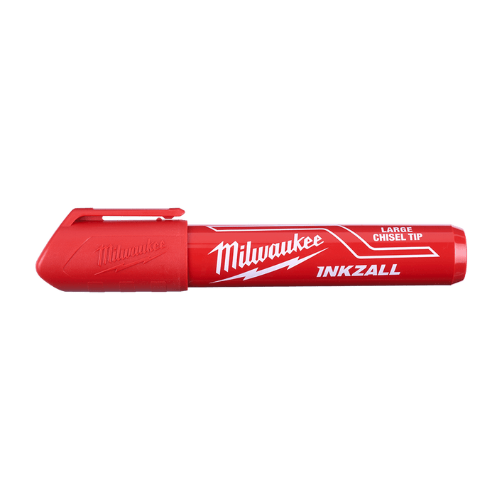 Milwaukee INKZALLâ„¢ Red Large Chisel Tip Marker