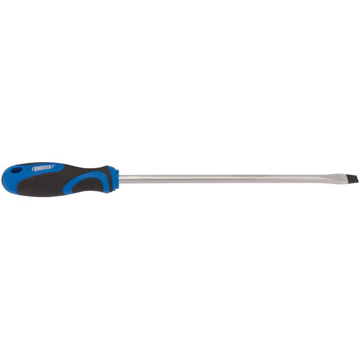 Draper Tools 9.5 x 250mm Plain Slot Screwdriver with Soft Grip Handles