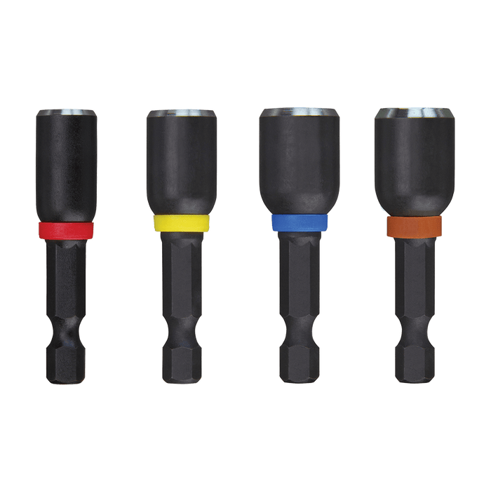 Milwaukee SHOCKWAVEâ„¢ Nut Driver 4Pc Set 1/4'', 5/16'', 3/8'', 7/16''