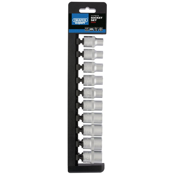 Draper Tools 1/2 Sq. Dr. Metric Socket Set (10 Piece)