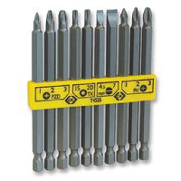 CK Bit Set (100mm) Mixed Set of 10