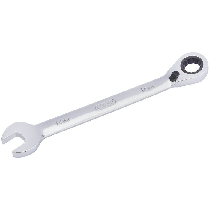 Draper Tools 14mm Draper Hi-Torq® Metric Reversible Ratcheting Combination Spanner