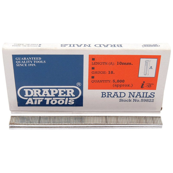 Draper Tools Brad Nails - Box of 5000