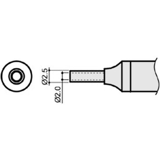 Hakko HN4-01 Nozzle for FM2029 2.0mm