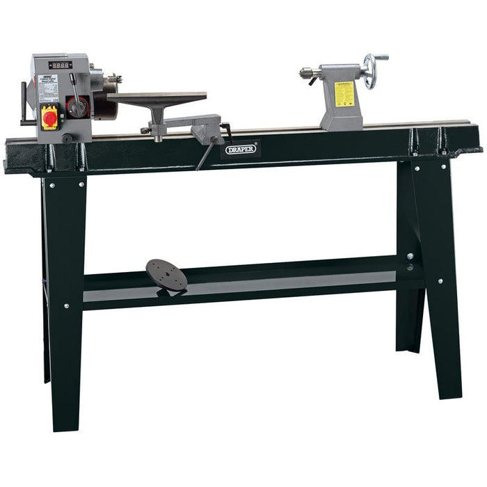 Draper Tools Variable Speed Wood Lathe with Digital Display (750W)