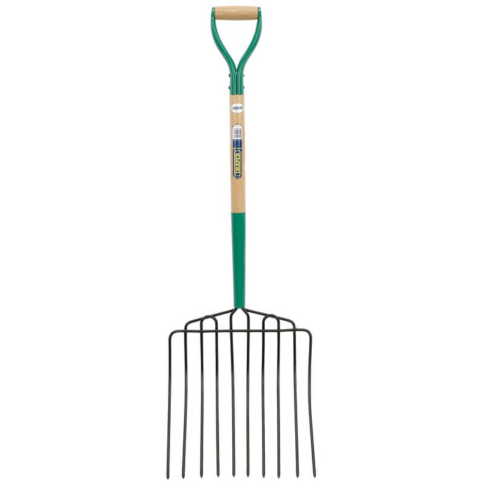 Draper Tools 10 Prong Manure Fork with Wood Shaft and MYD Handle