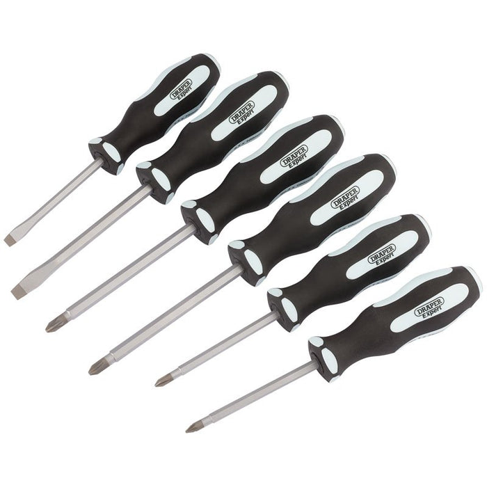 Draper Tools Pound Thru Soft Grip Screwdriver Set (6 Piece)