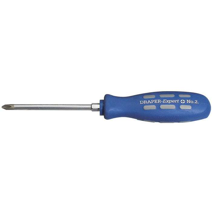 Draper Tools Cross Slot Mechanics Screwdriver (100mm x No 2)