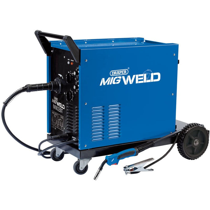 Draper Tools 230/400V Gas/Gasless Turbo MIG Welder (220A)