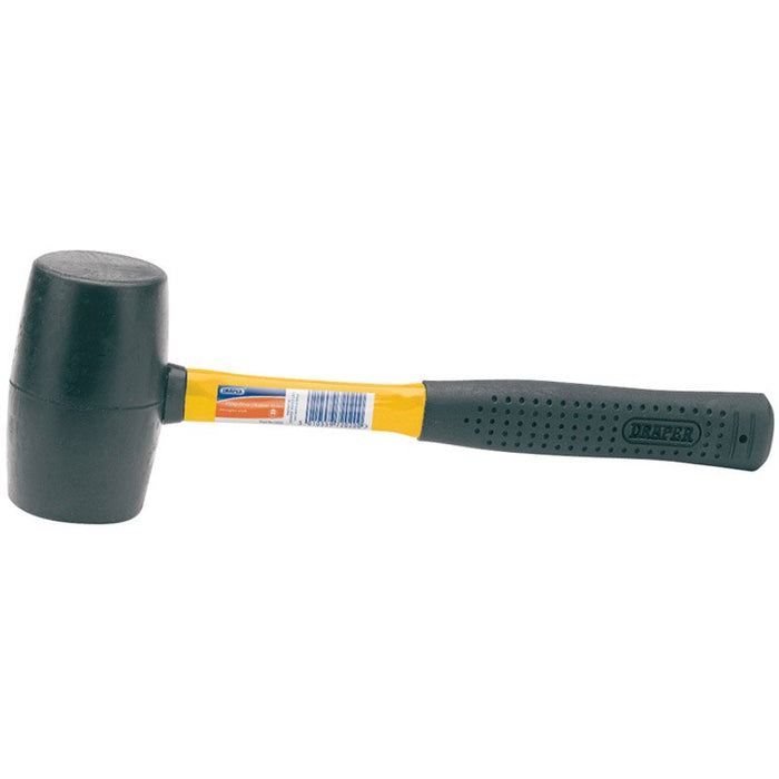 Draper Tools Rubber Mallet with Fibreglass Shaft (680g - 24oz)