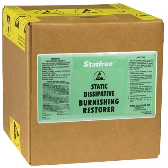 Desco Statfree Burnishing Restorer, 2.5 Gal