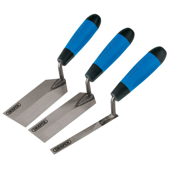 Draper Tools Edging Trowel Set (3 Piece)