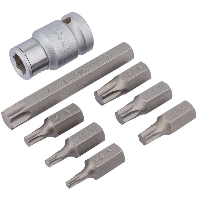 Draper Tools 1/2 Square Drive Draper TX-STAR® Bit Set (8 Piece)