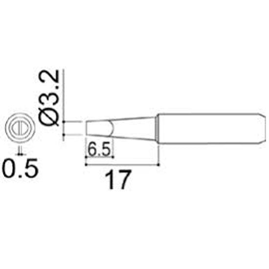 Hakko Medium Tip Shape 3.2D