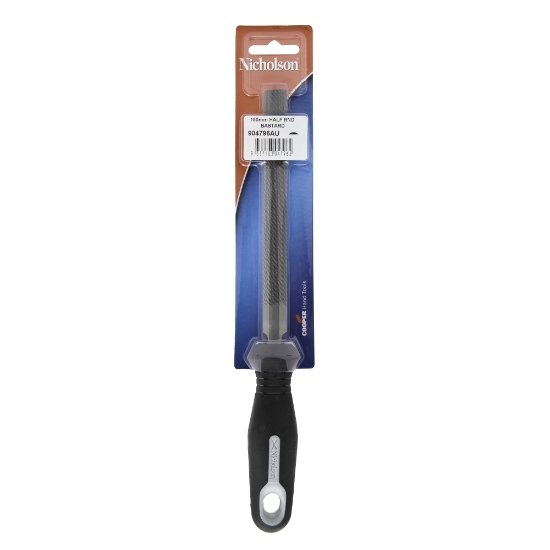 Crescent Nicholson Half Round File Bastard with Handle