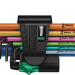 Wera 950/9 Hex-Plus Multicolour L-Key Set Metric 9 Pce 022089