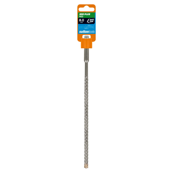 Sutton Drill Masonry D634 SDS Plus 4 Cut 260mm