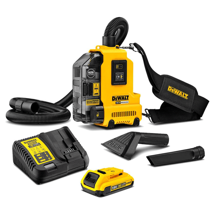Dewalt 18V XR Li-Ion Brushless Universal Dust Extractor - 2.0Ah Kit