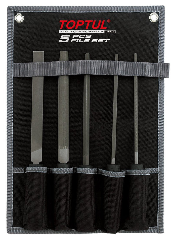 Toptul 5 Pce File Set