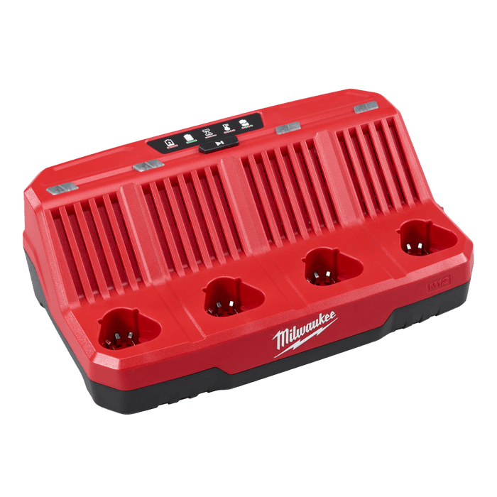 Milwaukee M12â„¢ Four Bay Sequential Charger