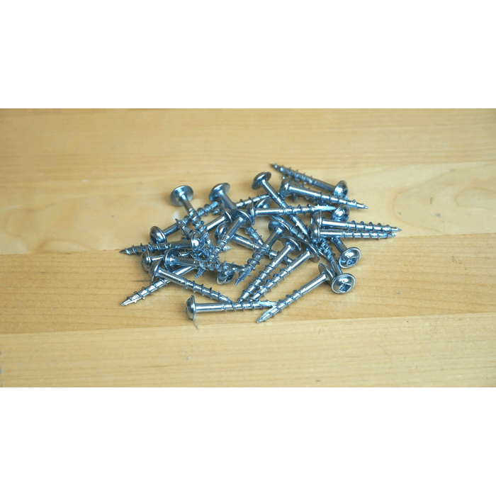 Massca Pocket-Hole Screw Kit (Self-Tapping Zinc Plated), 500pk