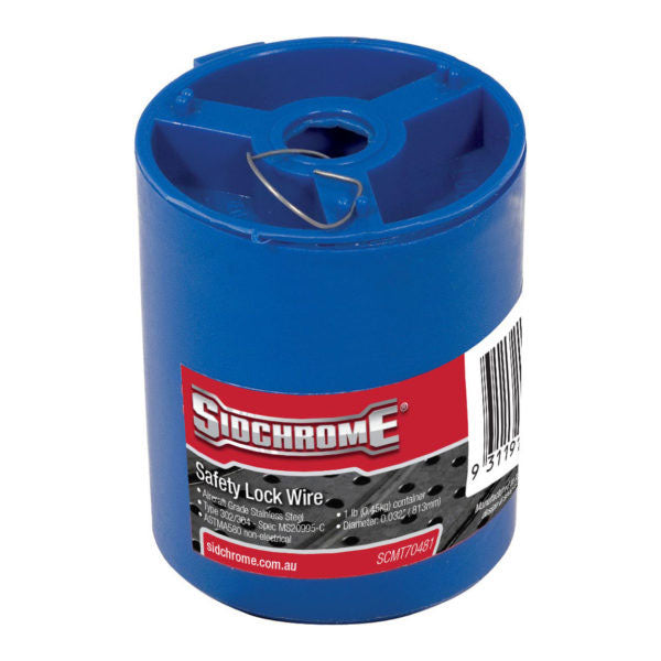 Sidchrome Safety Lock Wire 1Lb .813mm/.032in