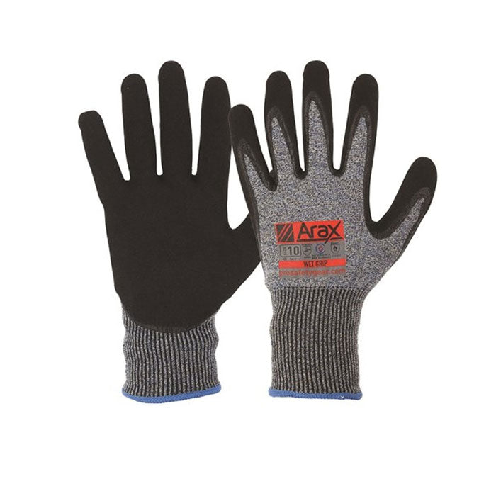 Pro Choice Safety Arax Nitrile Sand Dip On 13G Liner (Various Size Options)
