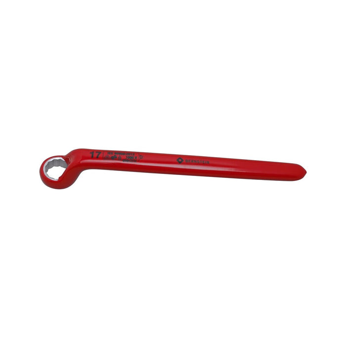 Bernstein Single-Ended Ring Wrench, 17.0 mm, Chrome Vanadium