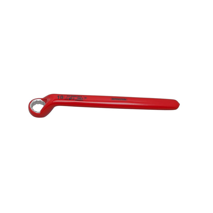 Bernstein Single-Ended Ring Wrench, 18.0 mm, Chrome Vanadium