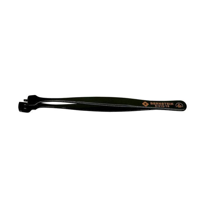 Bernstein Wafer Tweezer, 9 mm Jaw, With Graduated Lower Paddle and 3 Teeth 3 DWF